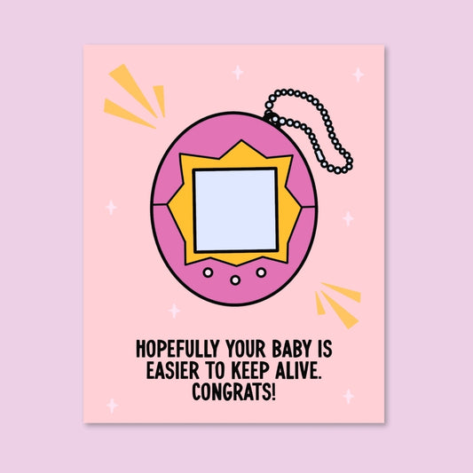 Tamagotchi Baby Card