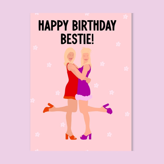 Happy Birthday Bestie Card