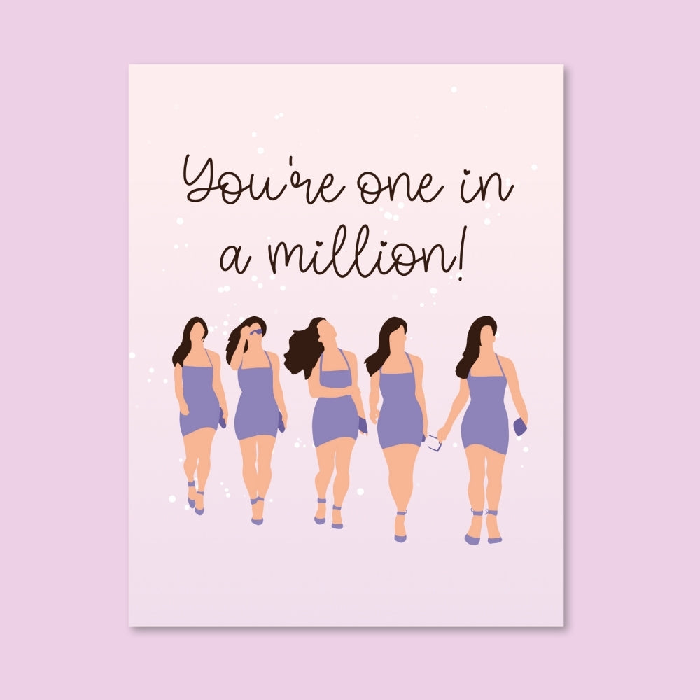 Miss Congeniality “One in a Million” Card