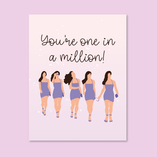 Miss Congeniality “One in a Million” Card