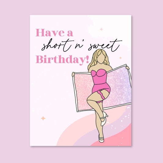 Short n’ Sweet Birthday Card