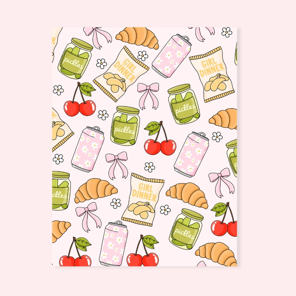 Girl Dinner Essentials Card