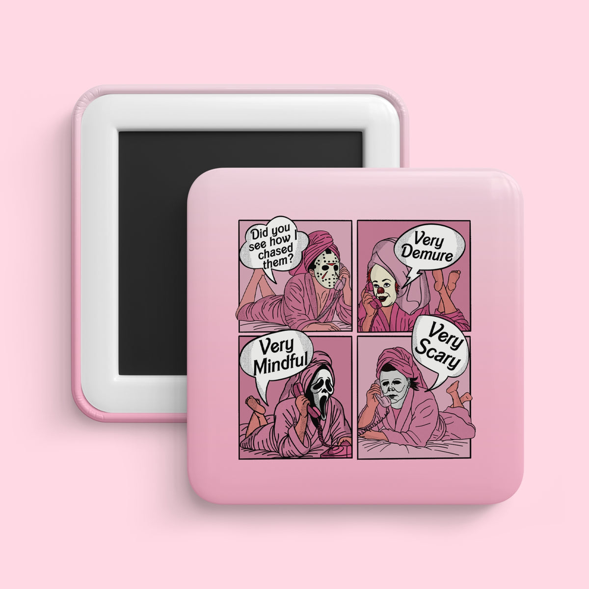 Very Mindful, Very Scary Magnet 🎀🔪