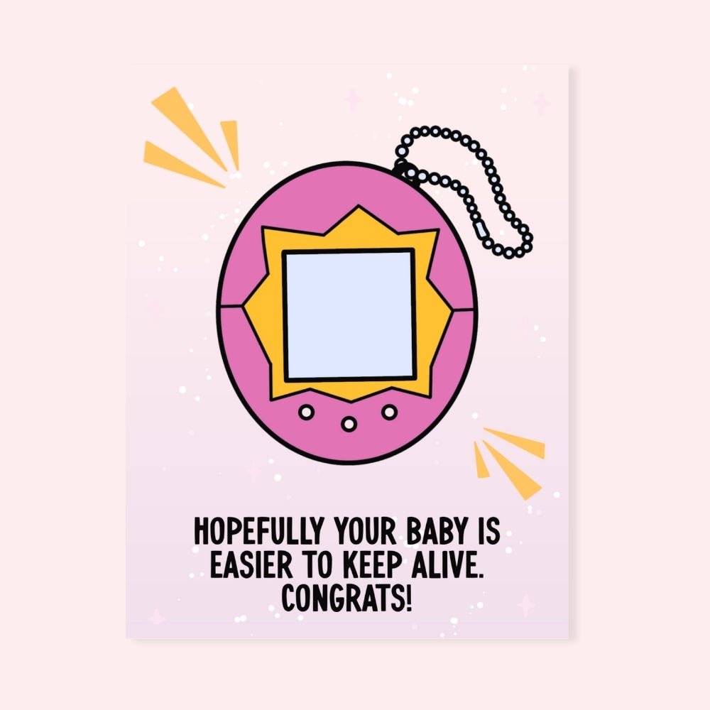Tamagotchi Baby Card