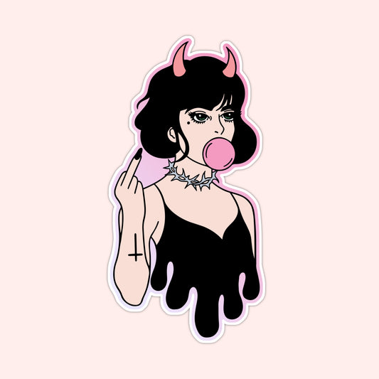 Vinyl Sticker - Rebel Baddie Vibes