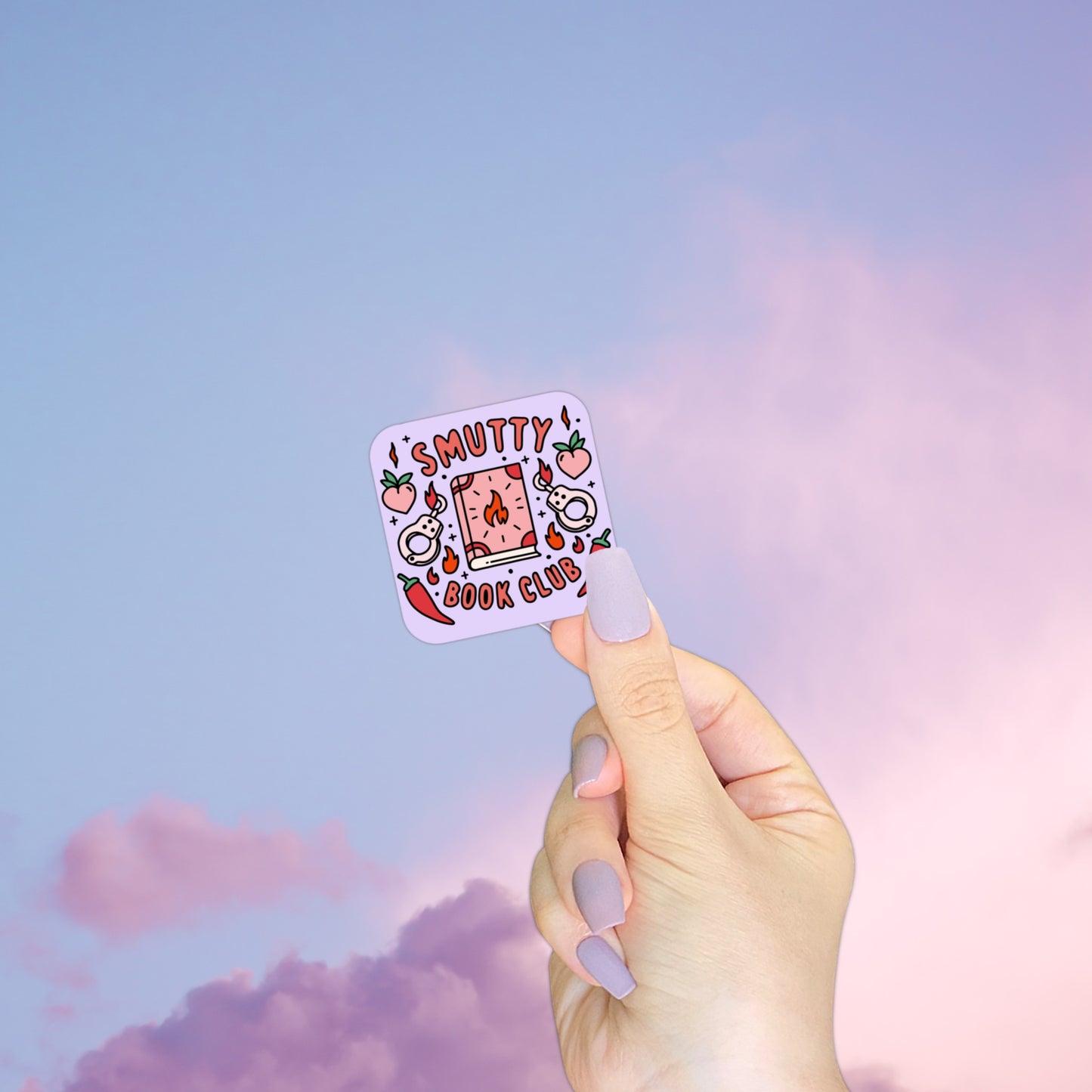 Smutty Book Club Vinyl Sticker