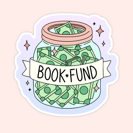 Book Fund Jar Sticker