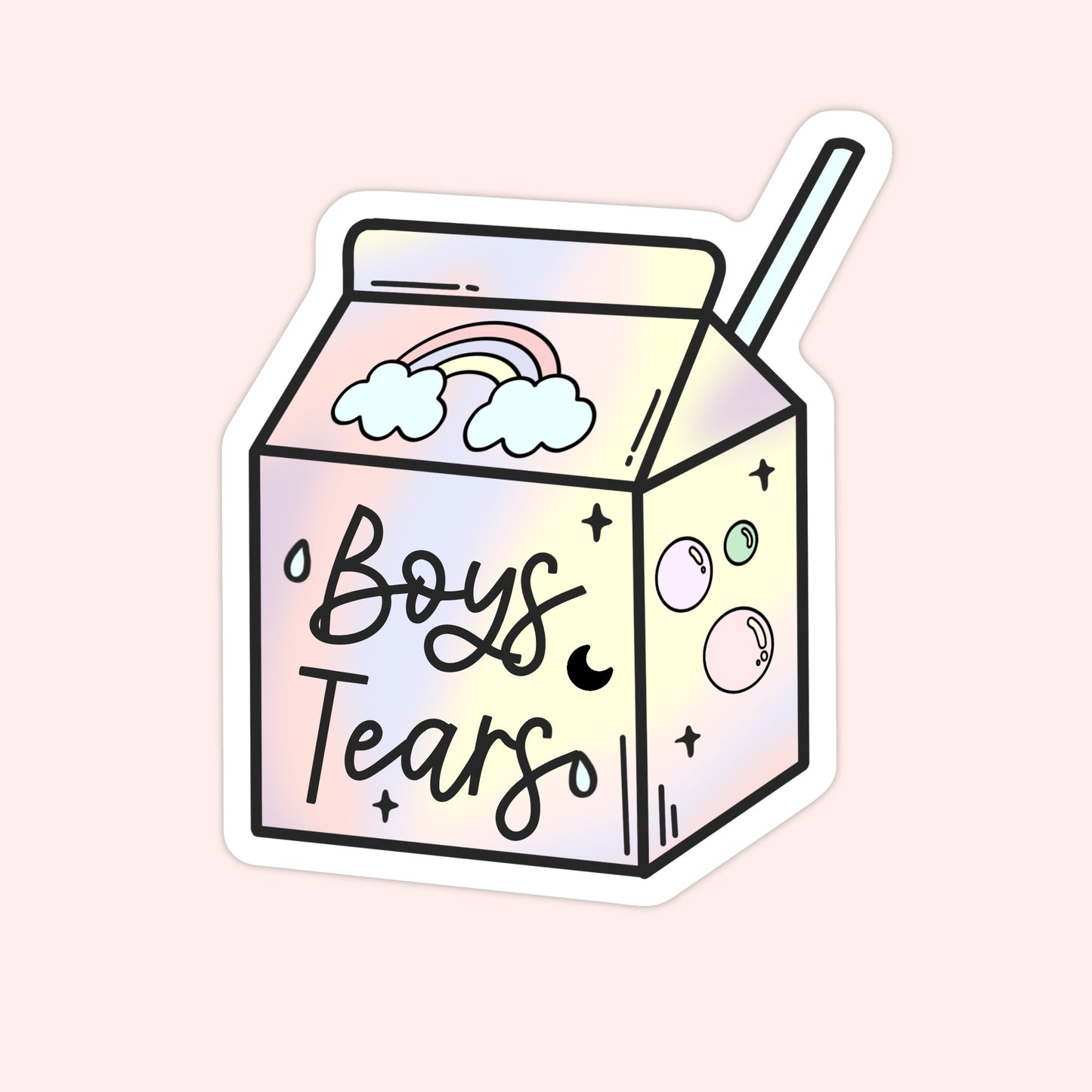 Boys Tears Sticker