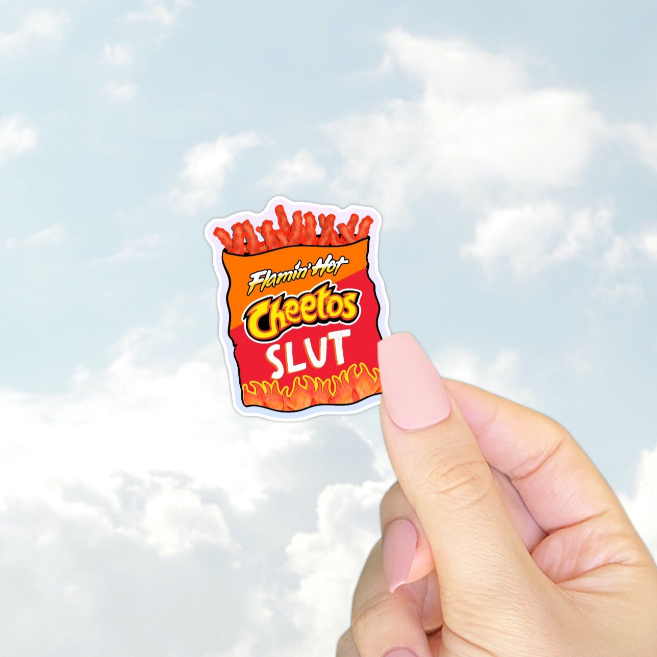 Flamin’ Hot Cheetos Slut Sticker