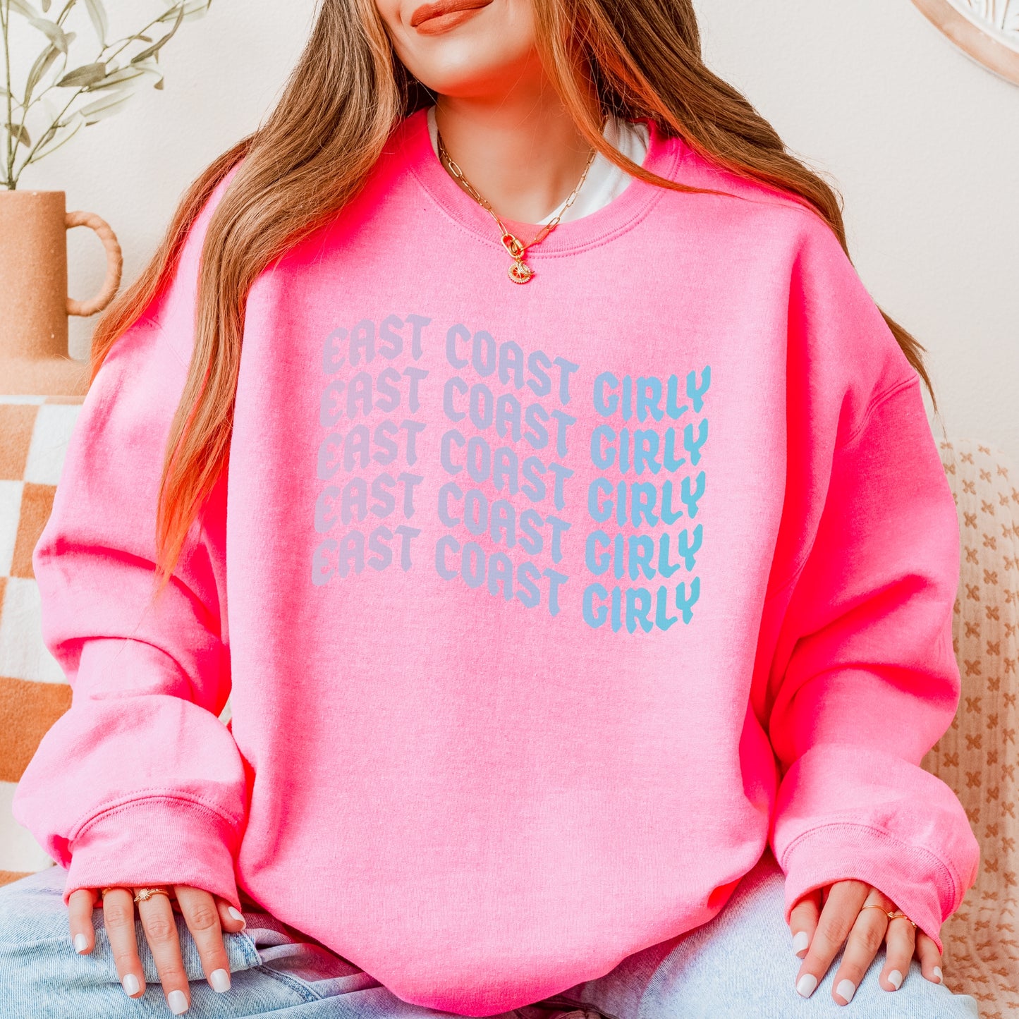 East Coast Girly Crewneck 💕