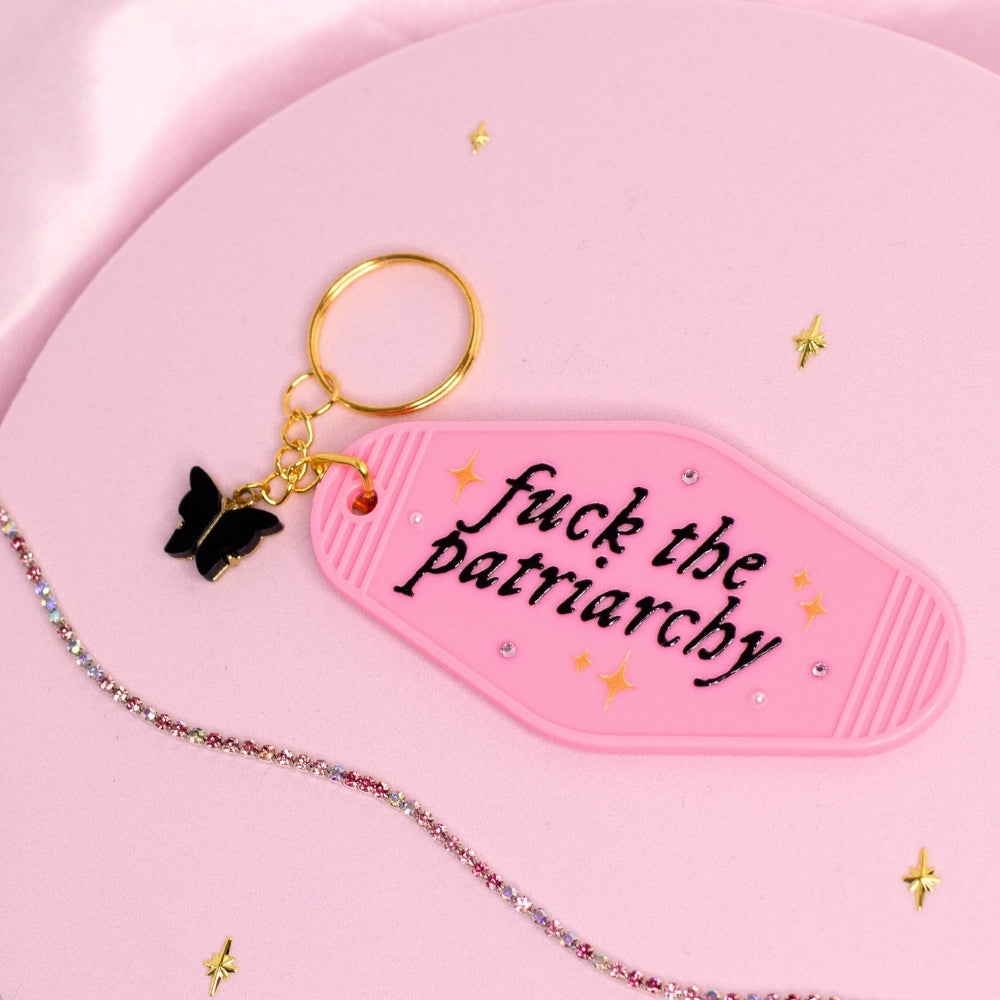 Patriarchy Who? Keychain ✊💖