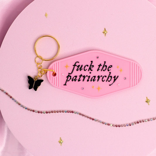 Patriarchy Who? Keychain ✊💖