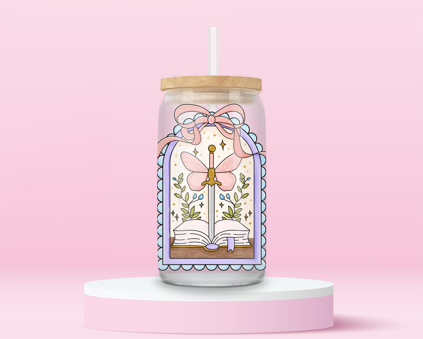 Fantasy Girlie Glass Tumbler ✨🔮