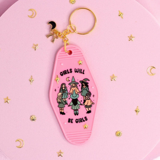 Girls Will Be Girls Keychain ✨🔮