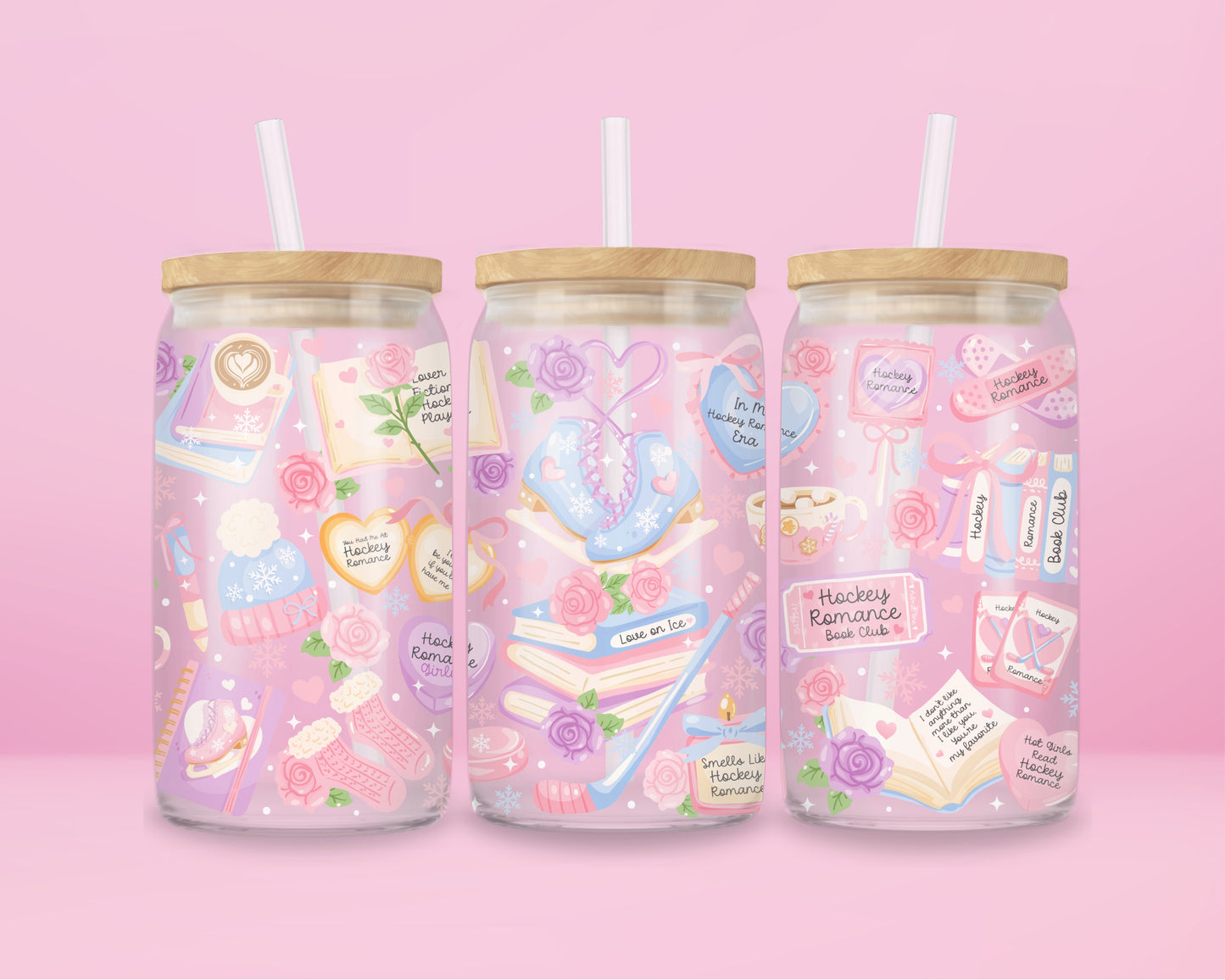Hockey Romance Book Club Tumbler ⛸️❄️