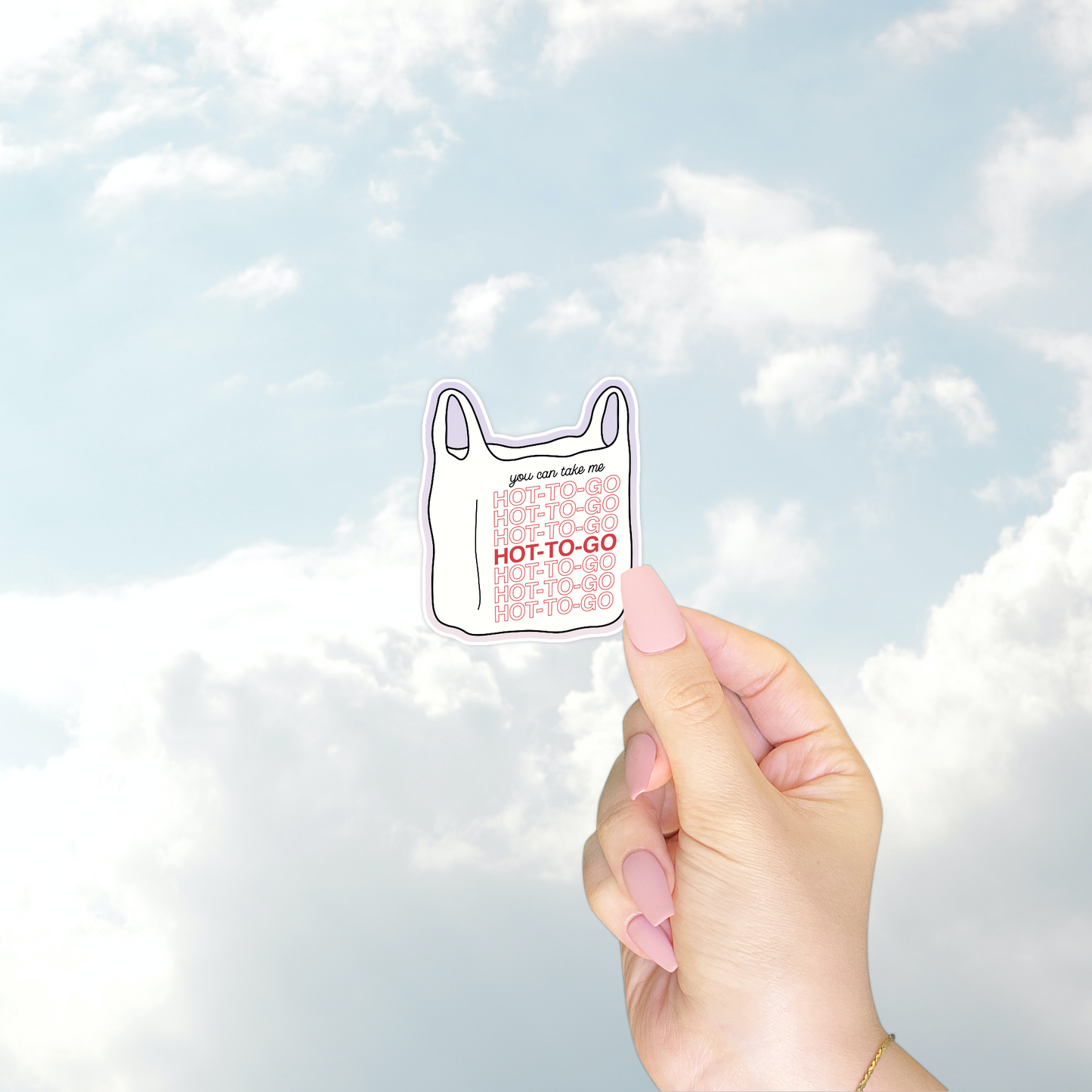 Hot To Go Sticker