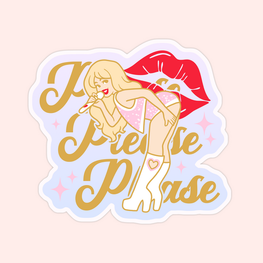 Kiss Please Sticker