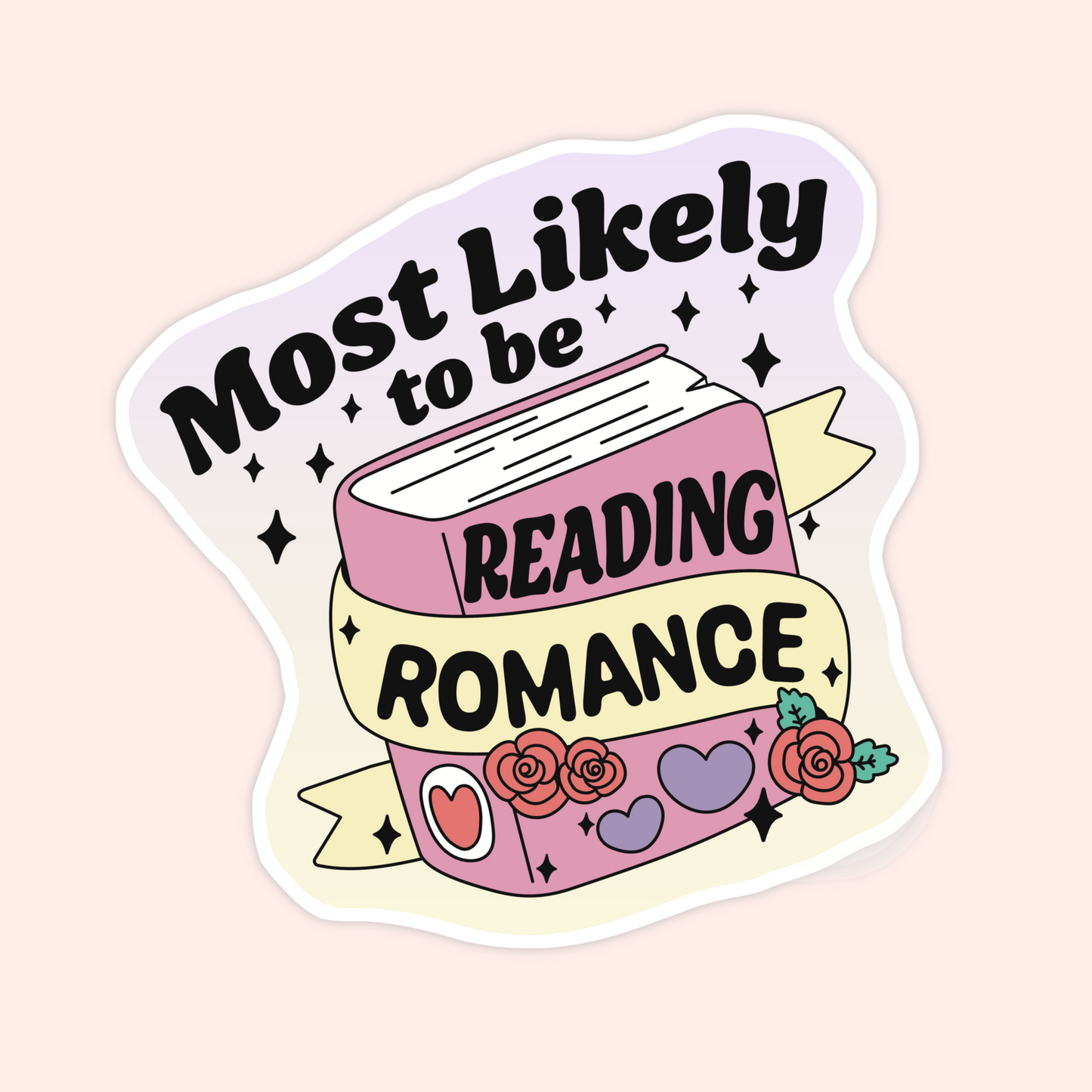 Most Likely to Be Reading Trope Stickers