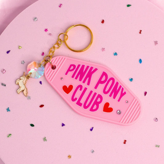 Pink Pony Club Keychain 🦄💖