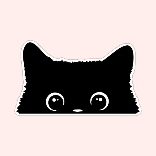 Vinyl Sticker - Curious Kitten