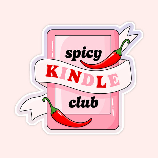 Spicy Kindle Club Sticker
