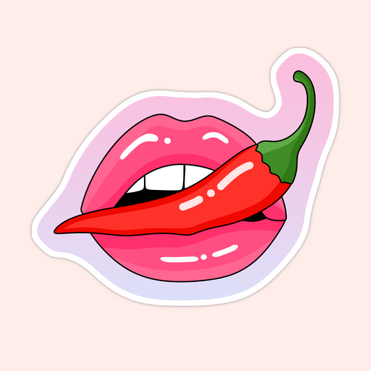Spicy Lips Sticker