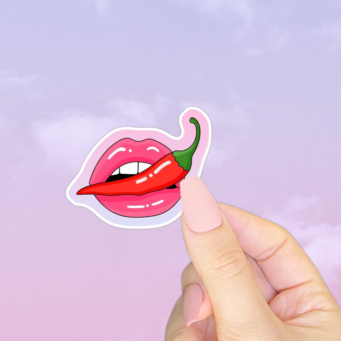 Spicy Lips Sticker