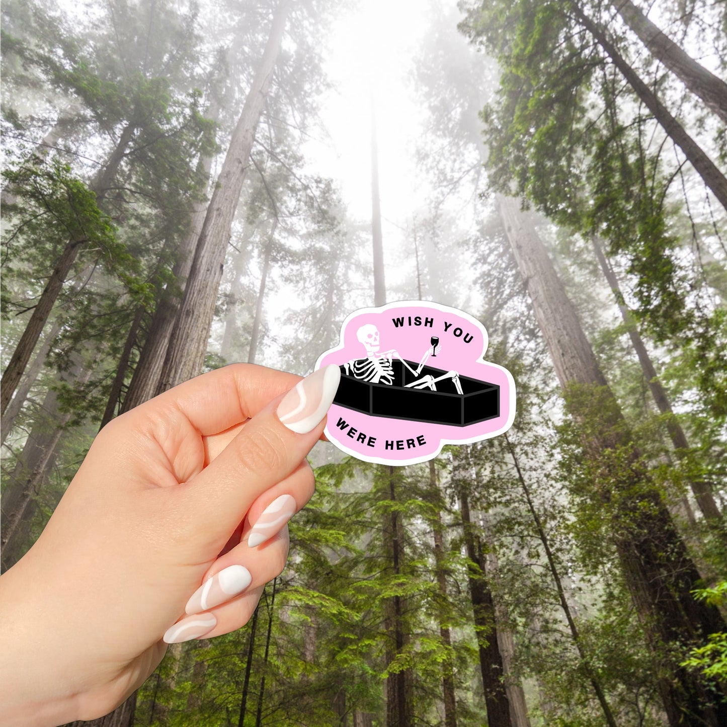Spooky Relaxation Vinyl Sticker