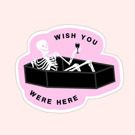 Spooky Relaxation Vinyl Sticker