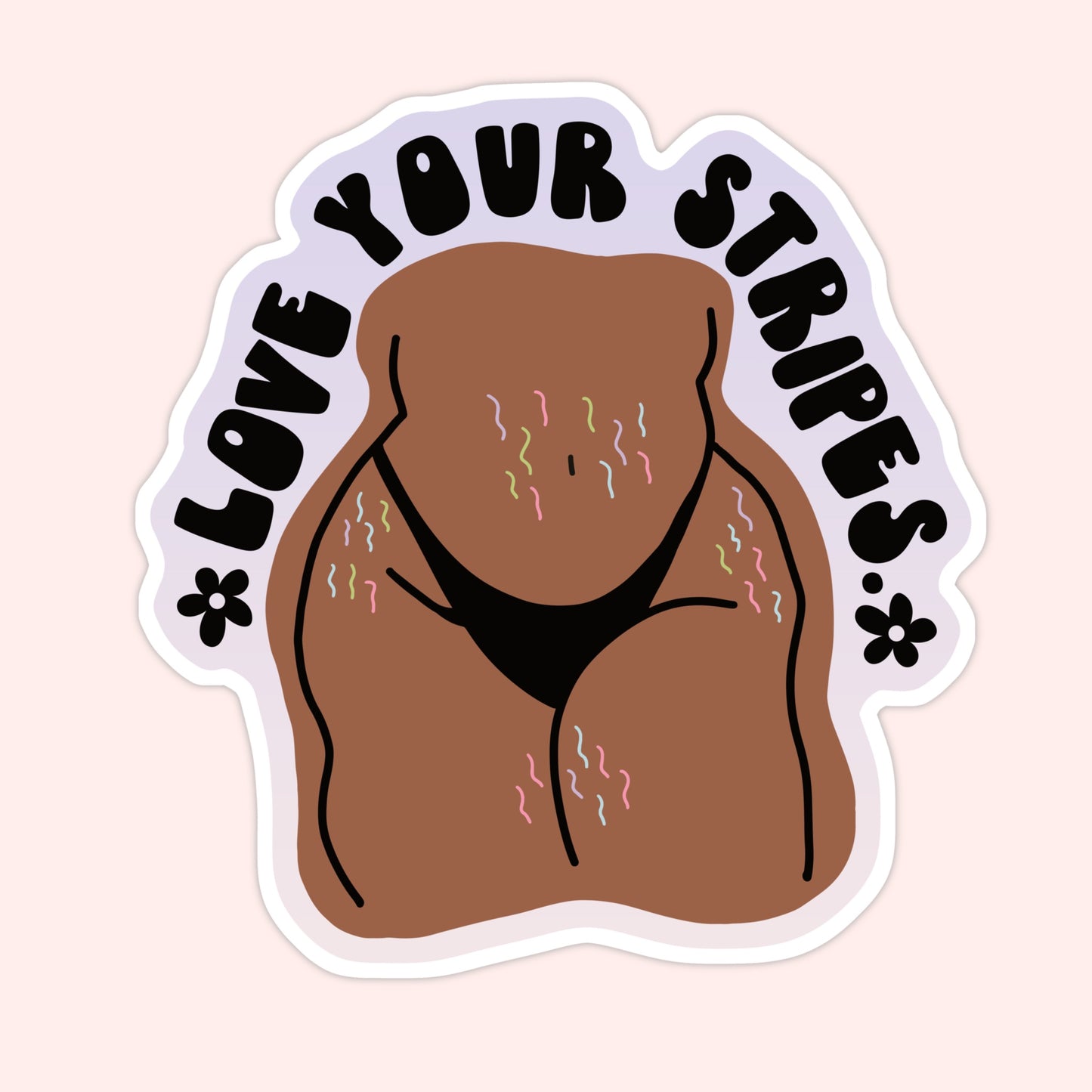 Rainbow Stripes Sticker