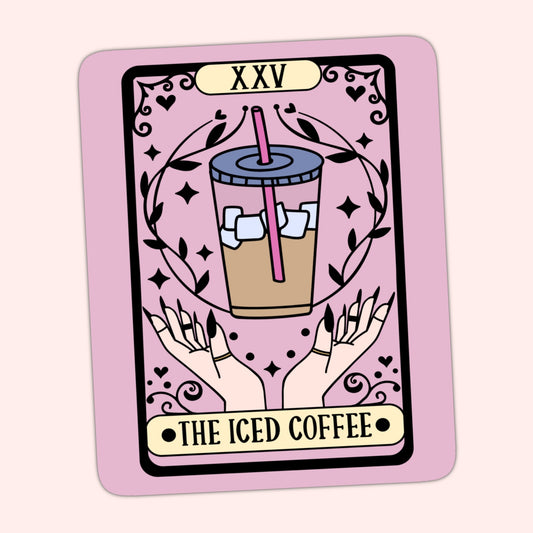 Iced Coffee Bliss: Sip & Tarot ☕🔮