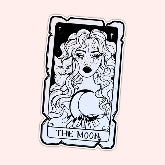 Vinyl Sticker - Moonlit Magic: The Mystical Moon