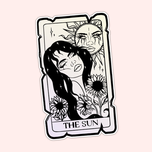 Vinyl Sticker - Radiant Sunflowers: The Empowering Sun