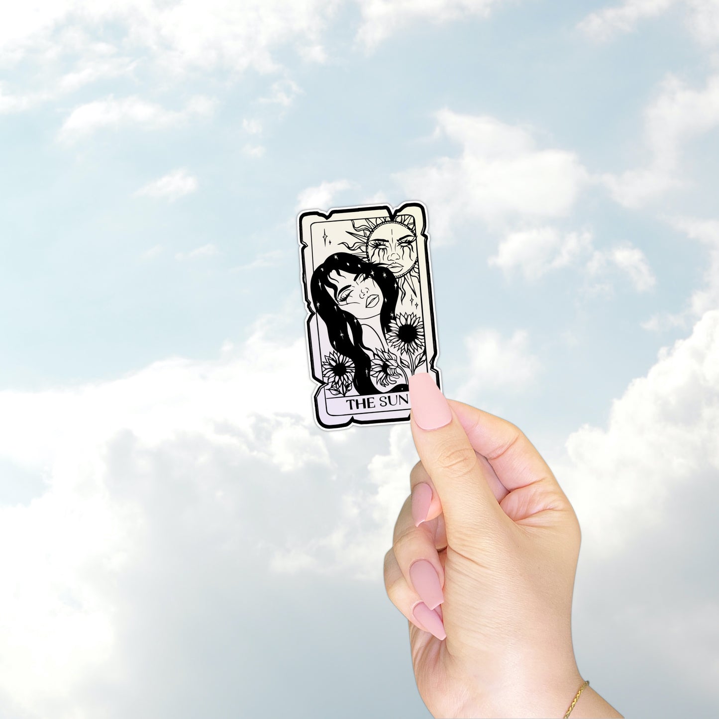 Vinyl Sticker - Radiant Sunflowers: The Empowering Sun