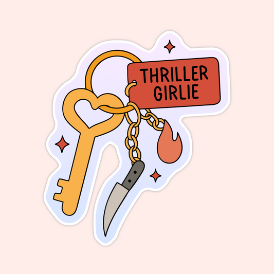 Thriller Girlie Keychain Sticker