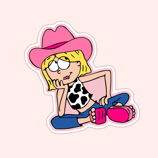 Yeehaw Lizzie Vinyl Sticker