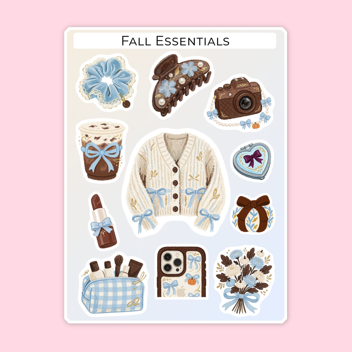 Cozy Coquette Sticker Sheets ☕🎀