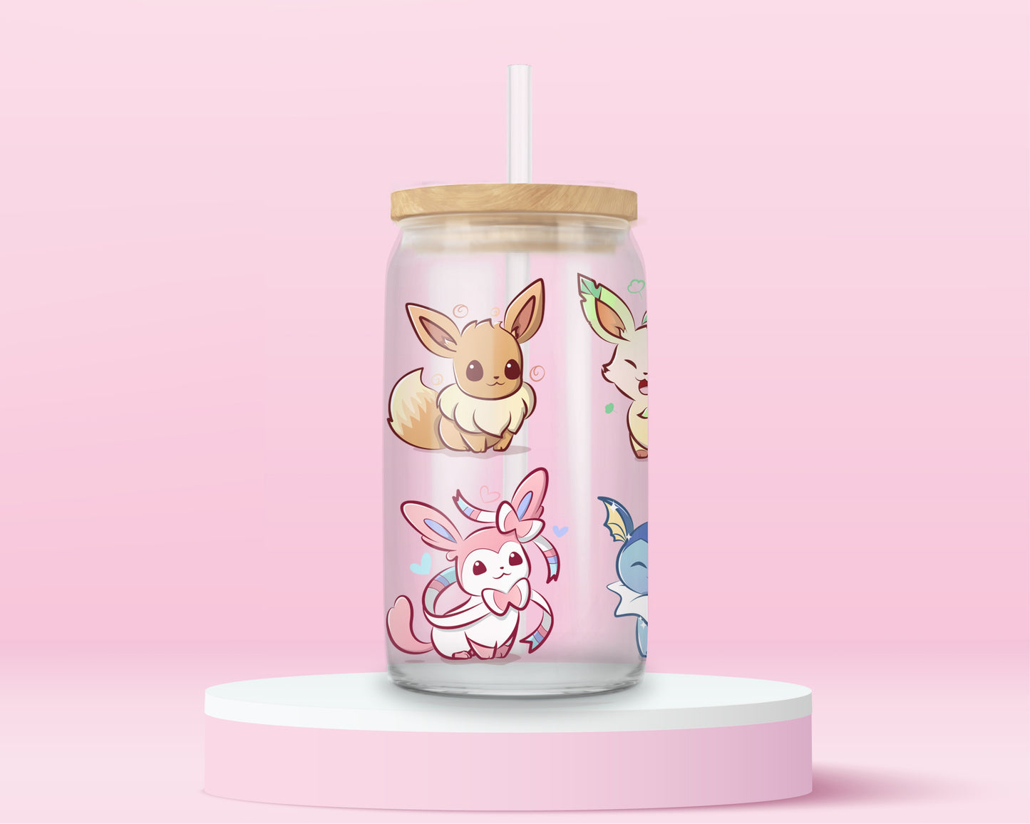 Eevee Evolutions Glass Tumbler ✨🐾