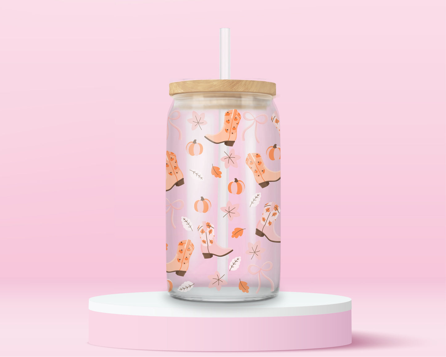 Fall Boots Glass Tumbler 🍁👢