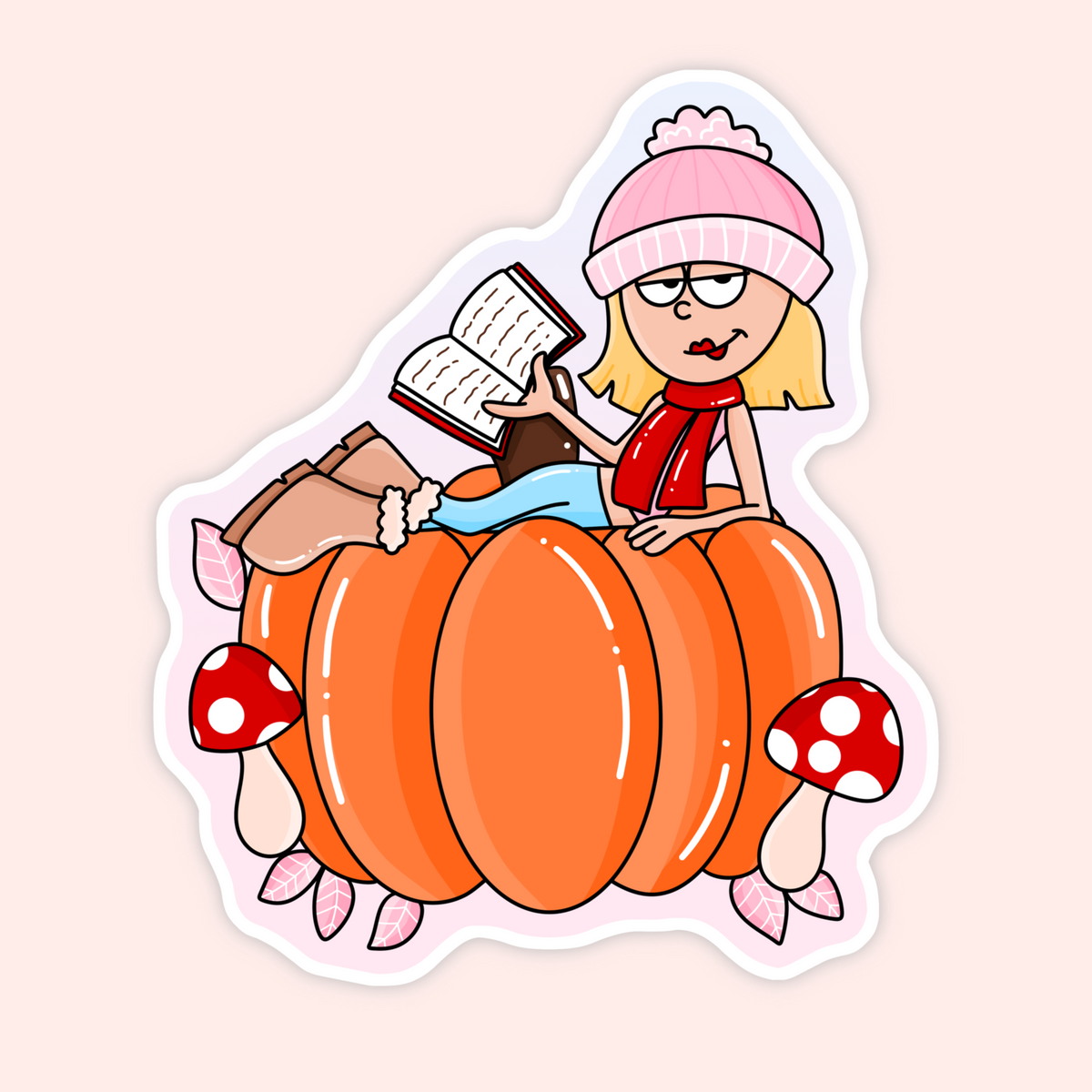 Lizzie McGuire Fall Girlie Sticker