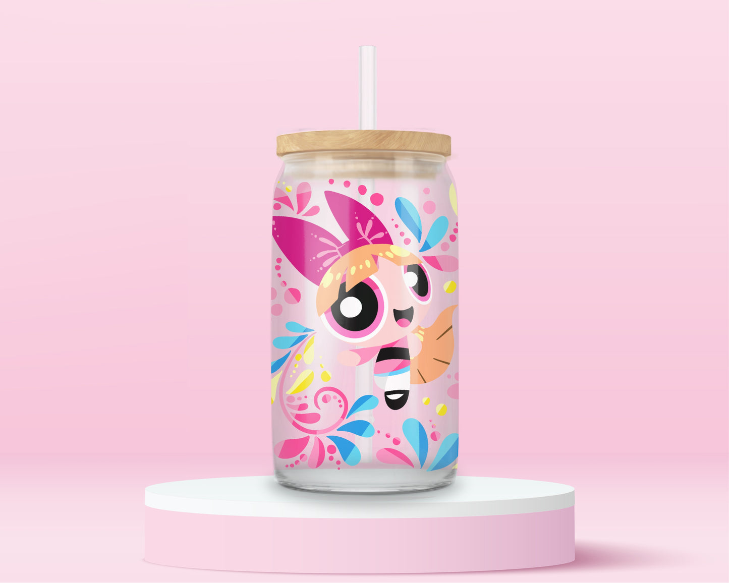 Powerpuff Girls Glass Tumbler 💖✨