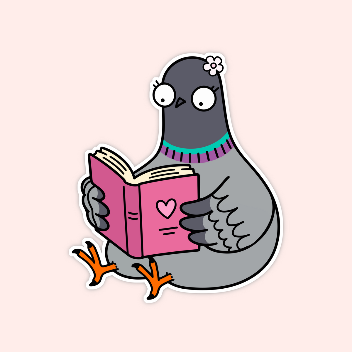 Pigeon Book Club Sticker