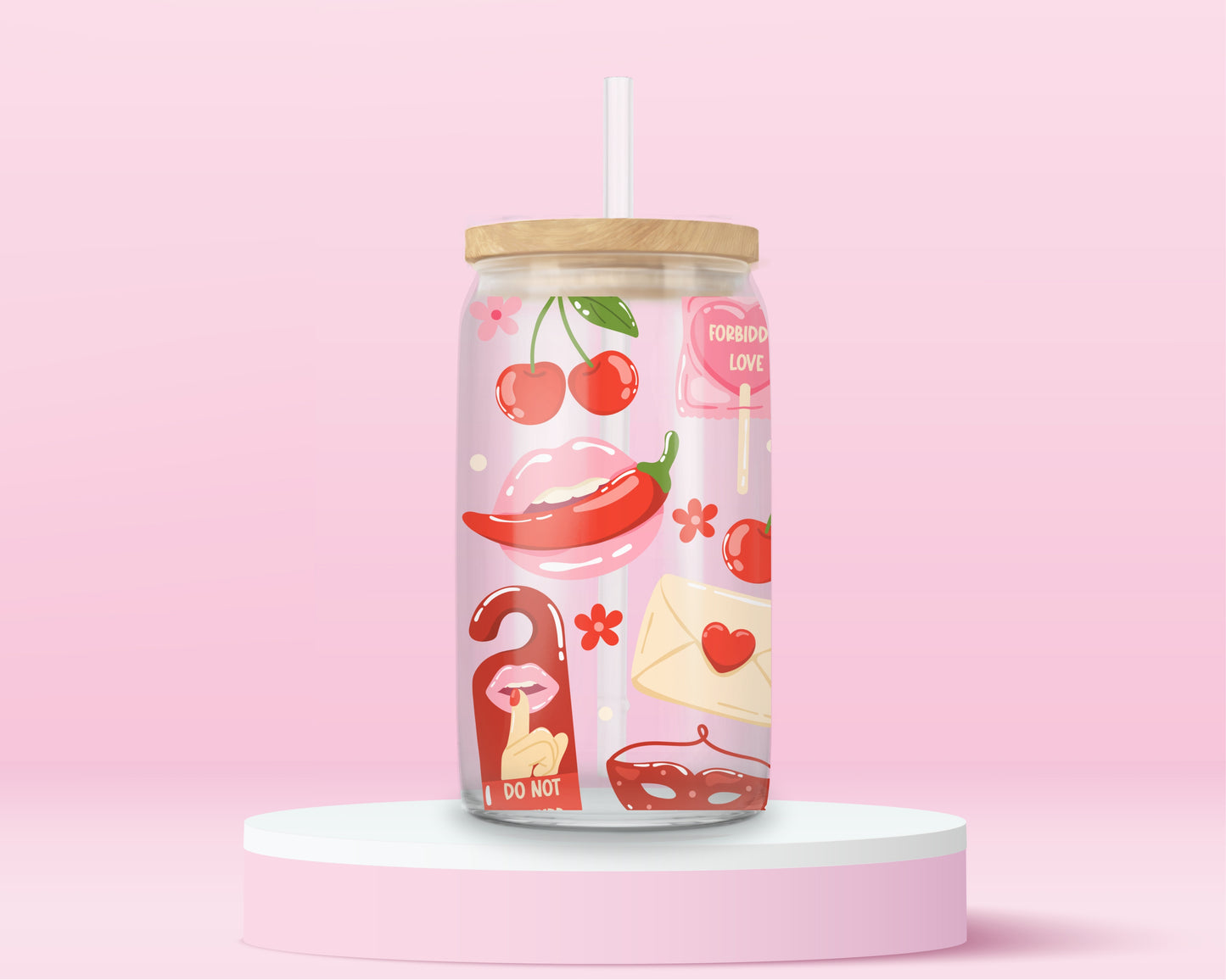 Smut Lover Glass Tumbler 🔥📖