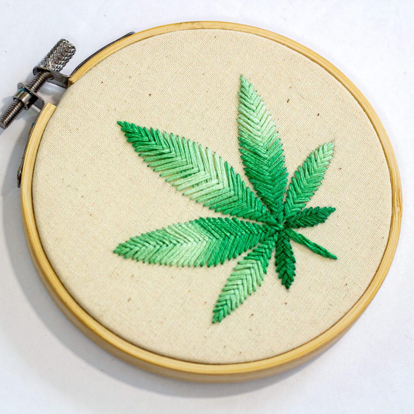 Cannabis Leaf Art right