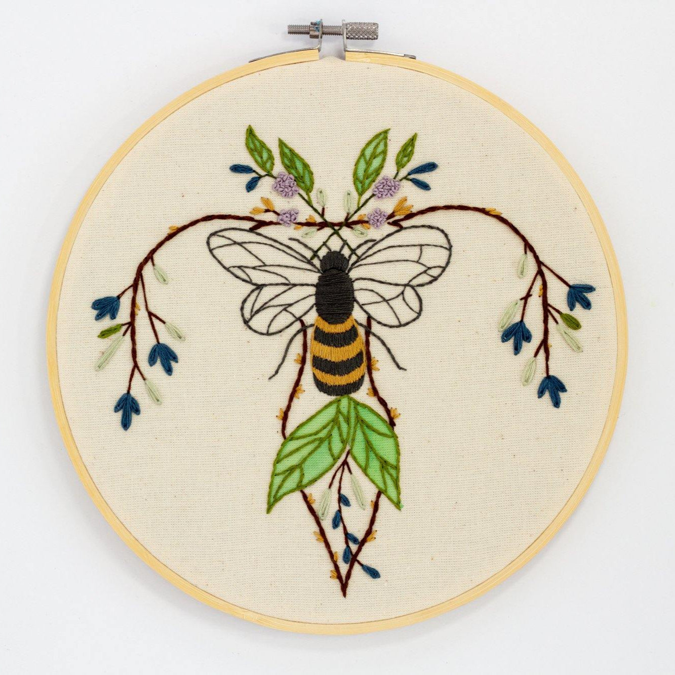 Bee Embroidery, Uterus Art - The Femme Bohemian - The Femme Bohemian