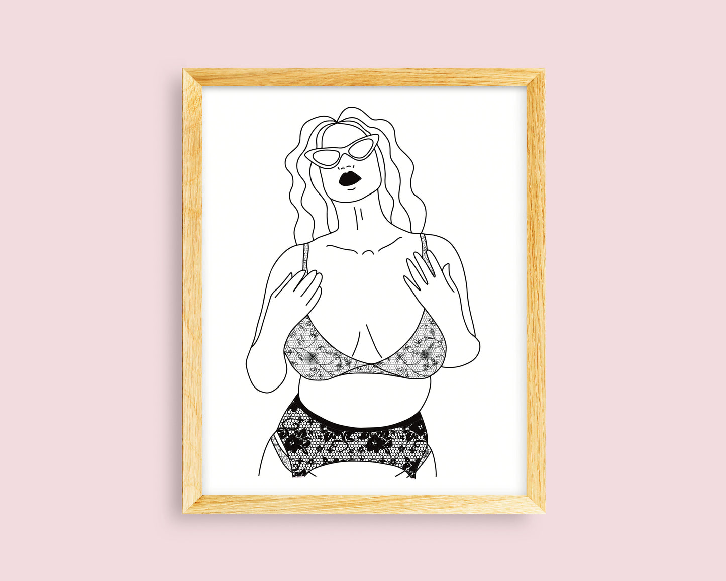 Female Body Positive - Wall Art