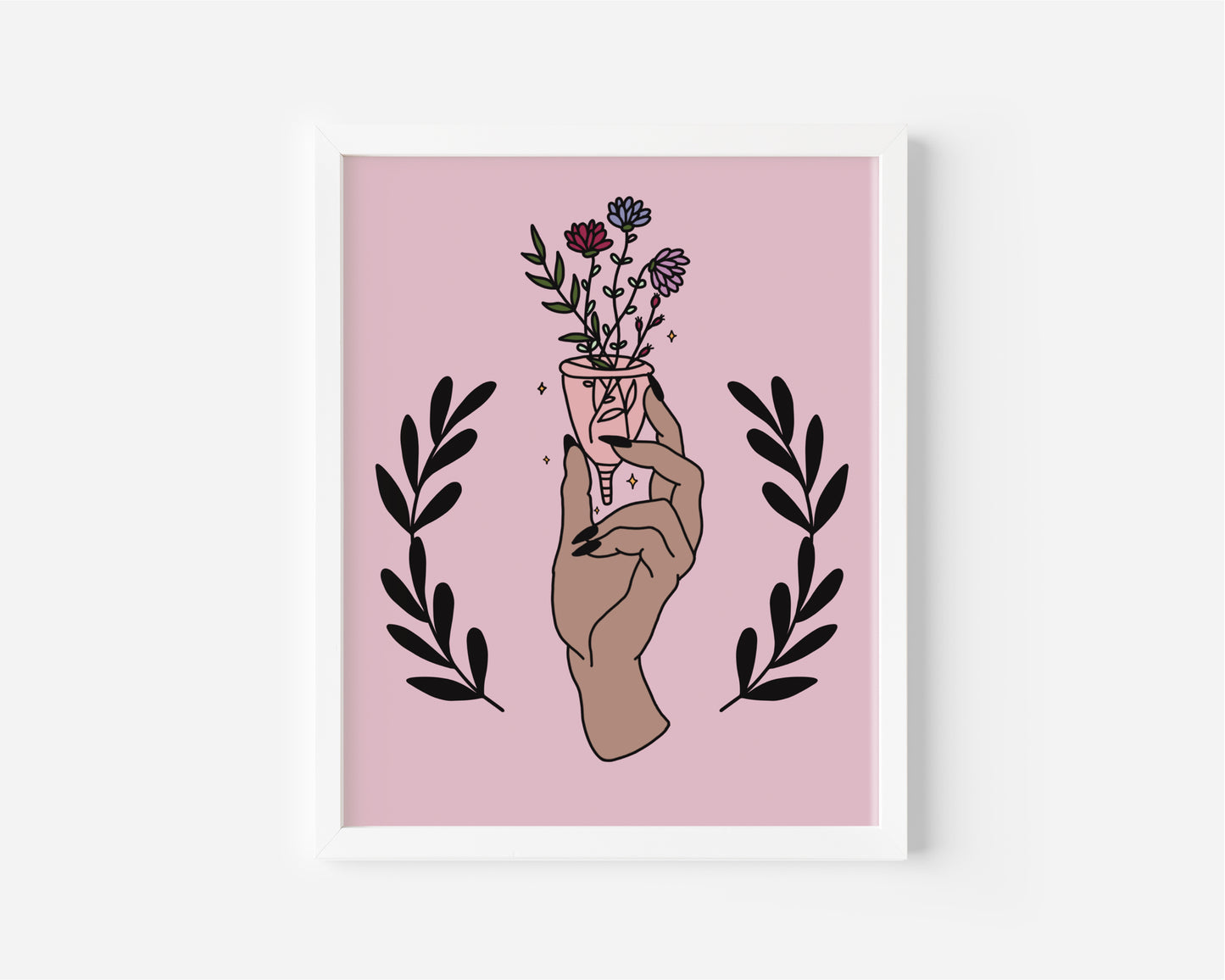 Menstrual Cup - Self Love Art Print
