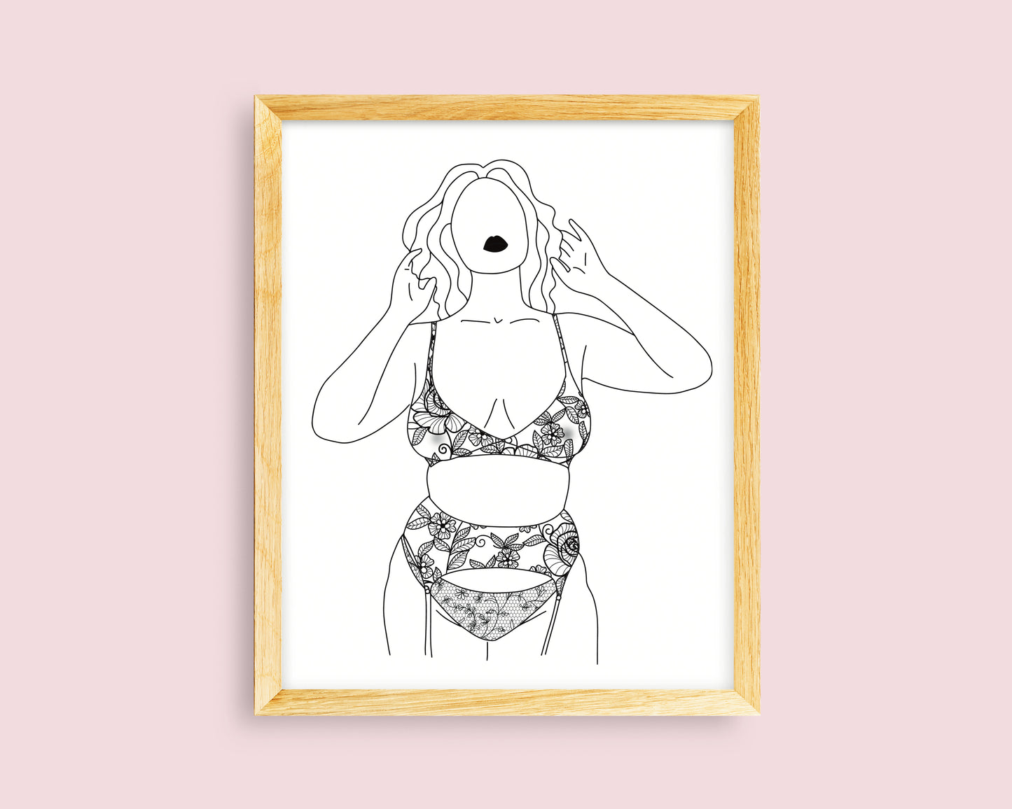Female Body Positive - Wall Art