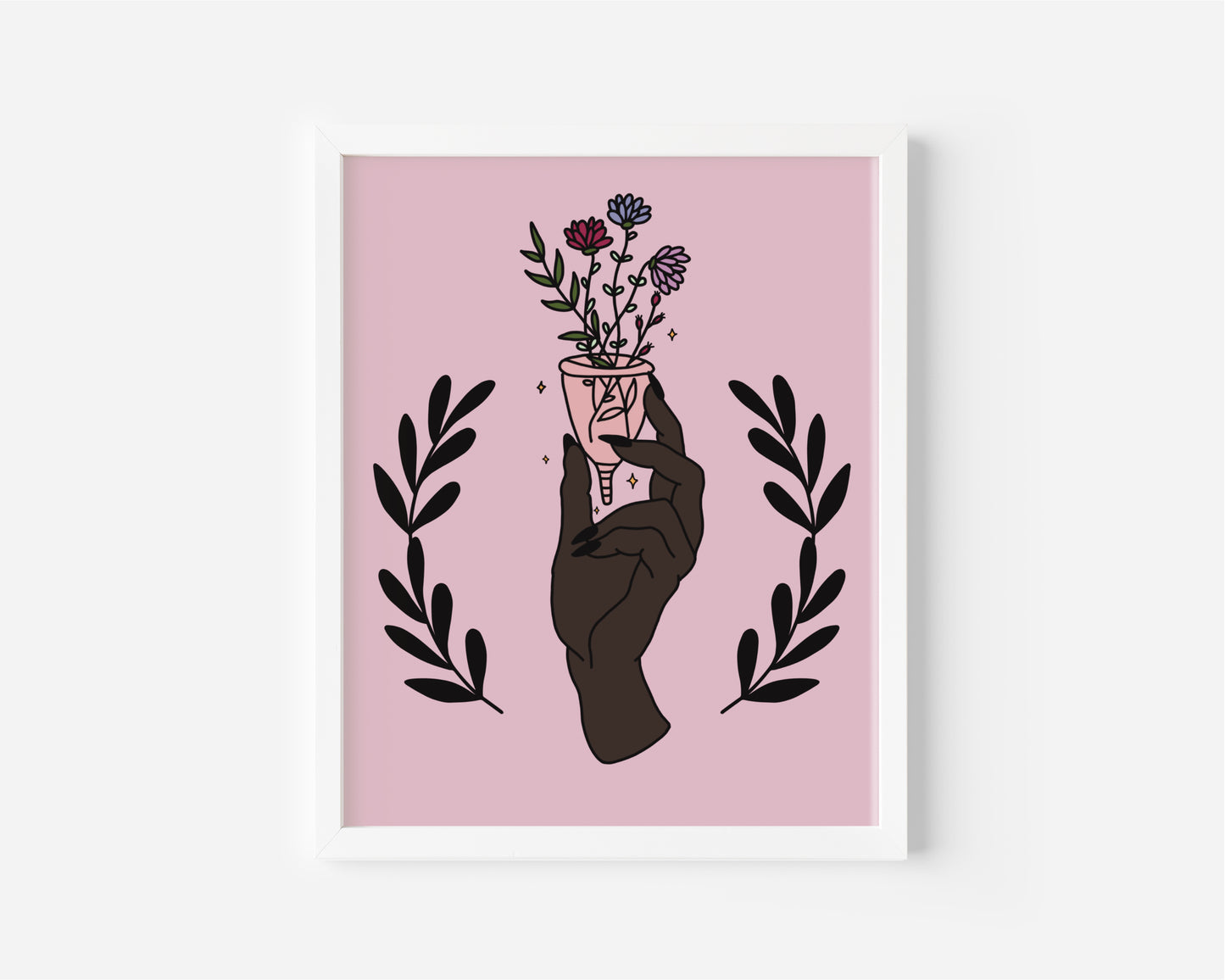 Menstrual Cup - Self Love Art Print