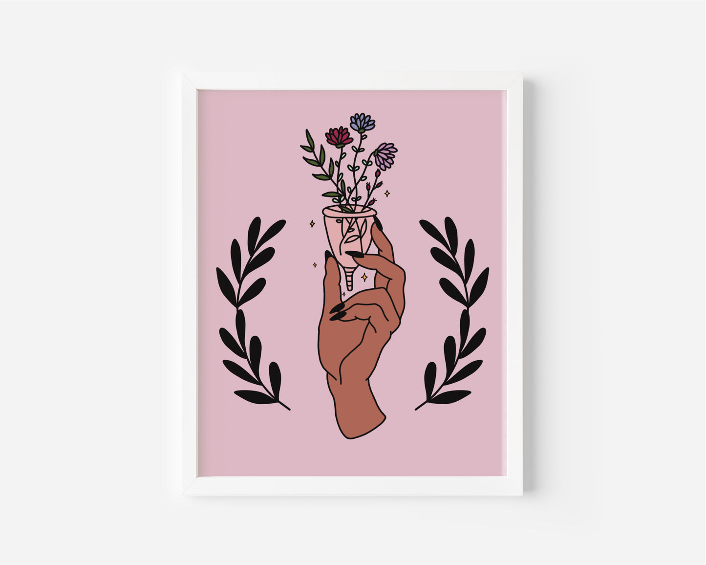 Menstrual Cup - Self Love Art Print
